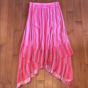 Sonoma Pink Layered A-Line Skirt
